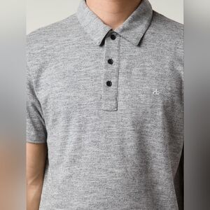 Rag & Bone XXL Marbled Gray s/s Polo